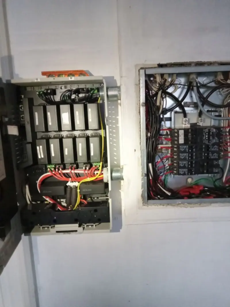 Electrical panel upgrade completed for Electrical Inspection in Dulles Town Center
